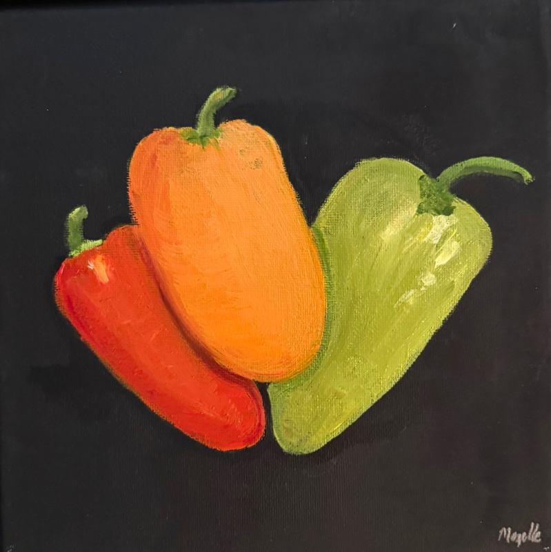 Peppers by artist Mozelle Marks